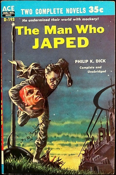 Ed Emshwiller Ace Double cover of The Man Who Japed, 1956