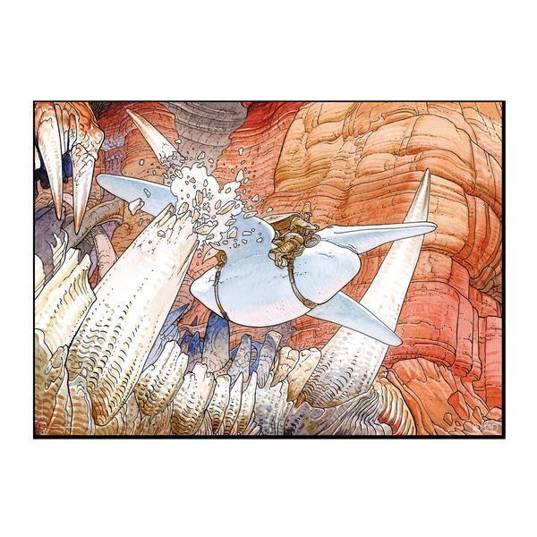 Moebius painting Échappée belle